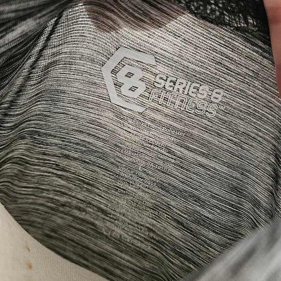 Heather Grey Athletic Cowl Neck - Picture 2 of 3